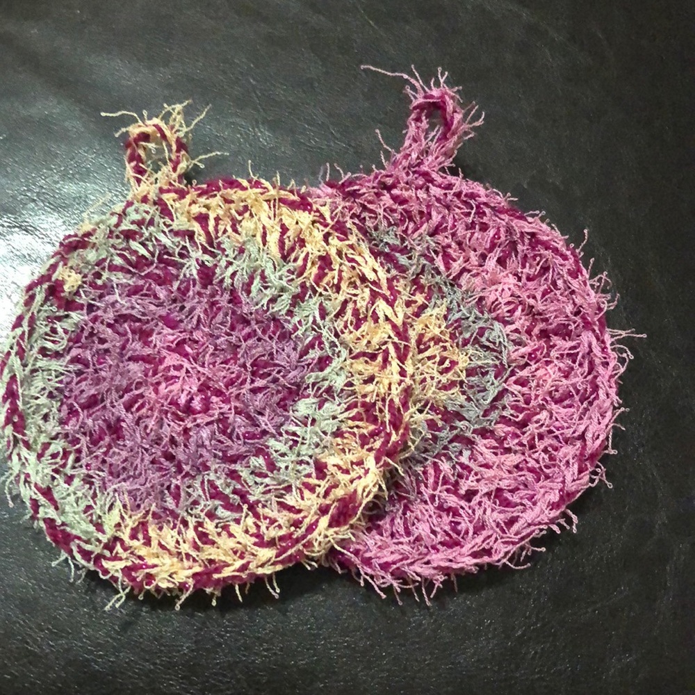 Crochet Dish Scrubbies(Set of 2)